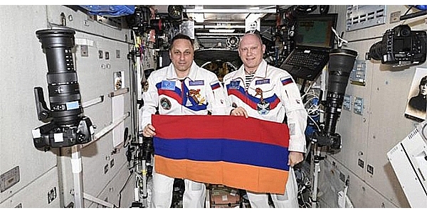​Ermenistan ve Yerevan bayrakları uzaya gönderildi