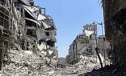 Suriye ordusu Hristiyan köyünü bombaladı..