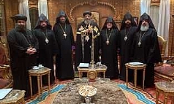 Ana Taht Az. Etchmiatsin Heyeti, Kıpti Kilisesi yeni patriğinin takdis törenine katıldılar