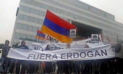 Arjantin’de Erdoğan’a protesto
