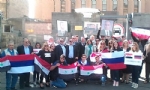 Suriyeli Ermeniler, Rusya Büyükelçiliği Önünde Putin’e Teşekkür Etti
