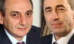 Karabağ Cumhurbaşkanı İle Ermenistan Eski Cumhurbaşkanı Robert Koçaryan Bir Araya Geldi