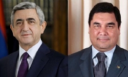 Serj Sarkisyan’dan Türkmensitan Cumhurbaşkanı’na Tebrik Mesajı
