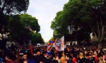 Fransa`daki Ermeni Gençlerinden Azerbaycan`a Karşı Protesto Eylemi