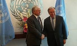 Ermenistan Dışişleri Bakanı, BM Genel Sekreteri İle Bir Araya Geldi