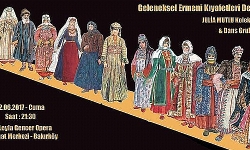 Geleneksel Ermeni kıyafetleri defilesi Leyla Gencer`de