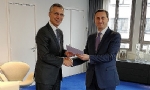 ​NATO Genel Sekreteri, Ermenistan`ın NATO daimi Misyon Başkanı Gagik Hovhannisyan`ı kabul etti