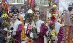 Ermeni Kilisesi Kudüs’te Tsaghkazard’ı kutladı