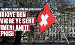​Türkiye`den İsviçre`ye sert `Ermeni anıtı` tepkisi