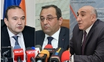 ​Ermenistan’da üç bakan istifa etti