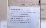 Heybeliada`da alkollü mekanlara tehdit mektupları