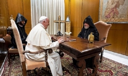 Հանդիպել են Գարեգին Երկրորդը եւ Հռոմի Ֆրանցիսկոս Պապը