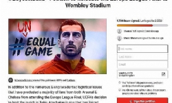 ​Arsenal taraftarları #BoycottBaku hashtag ile Avrupa Ligi final maçının Bakü’de yapılması boykot ed