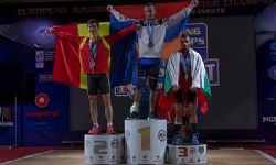​Ermeni halterci Avrupa Halter Şampiyonası`nda küçük altın madalya kazandı