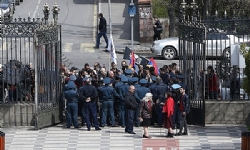 Ermenistan`da protesto eylemleri: İstanbul`a Hayır, Yozlaşmaya Hayır!