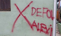 Evlerine ‘Defol Alevi’ yazılan aile: Olay belediyeyle yaşadığımız tartışmadan sonra yaşandı