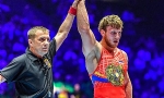 ​Ermeni güreşçi finalde Azerbaycanlı güreşçiyi mağlup ederek altın madalya kazandı