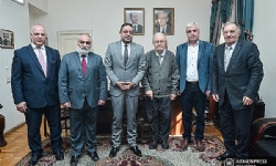 Ermeni aydınlarından Suriye Büyükelçiliğine teşekkür ziyareti