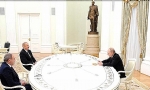 ​Putin, Aliyev ve Paşinyan ile Karabağ`ı görüştü
