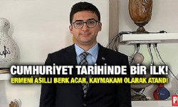 Berk Acar Babadağ`a kaymakam olarak atandı