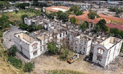 Yangında zarar gören Balıklı Rum Hastanesi yılbaşına kadar eski haline getirilecek