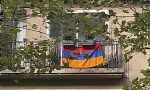 ​Paris’te Ermeni bayrağı