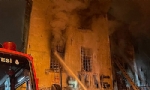 Karaköy`de Surp Pırgiç Kilisesi lojmanında yangın