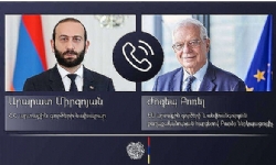 Mirzoyan, AB Yüksek Temsilcisi Borell ile Dağlık Karabağ`daki insani krizi ve bölgesel güvenliği gö