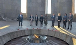 ​Alman Federal Meclisi Hukuk Komitesi Başkanı, Ermeni Soykırımı Anıtını ziyaret etti