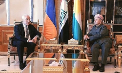Başkan Barzani, Ermenistan Cumhurbaşkanı Haçaturyan’ı kabul etti