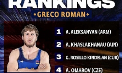​Ermeni güreşçi Artur Aleksanyan United World Wrestling sıralamasında birinci sırada