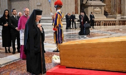 Ecumenical Patriarch attended the Funeral Mass for the late Pope Francis